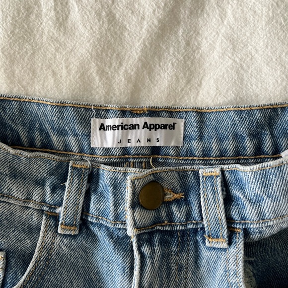 American Apparel denim shorts size 25 - Picture 3 of 4